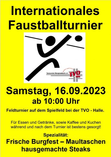 Internationales Faustballturnier